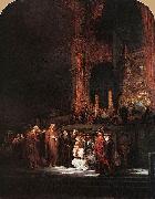 The Woman taken in Adultery Rembrandt